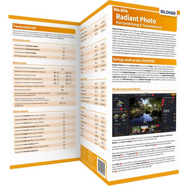 Cover: 9783832806071 | Radiant Photo - Kurzanleitung &amp; Tastenkürzel | Ulrich Dorn | Buch