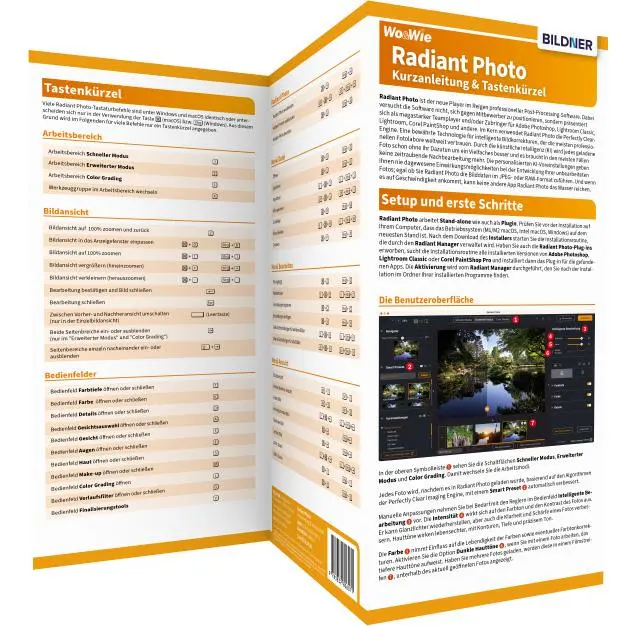 Cover: 9783832806071 | Radiant Photo - Kurzanleitung &amp; Tastenkürzel | Ulrich Dorn | Buch