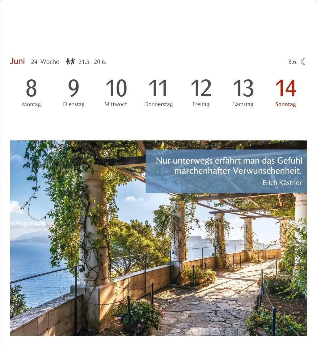 Bild: 9783840036071 | Momente des Glücks Postkartenkalender 2026 - Wochenkalender mit...