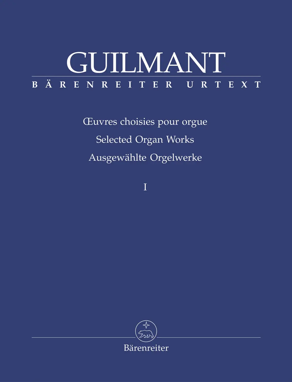 Cover: 9790006506071 | Sonaten 1-4 | Ausgewählte Orgelwerke 1, Bärenreiter Urtext | Guilmant