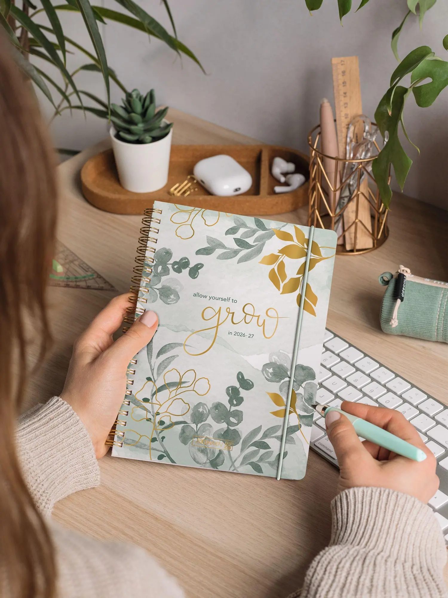 Bild: 4061947156171 | Schülerkalender 2026/2027 "Bloom" A5, Kunststoff | Buch | 208 S.