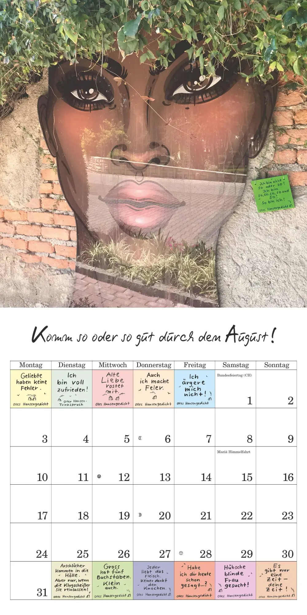 Bild: 4069095006171 | Schild-Bürger-Streiche 2026 - Von Pit Schulz - Broschürenkalender -...