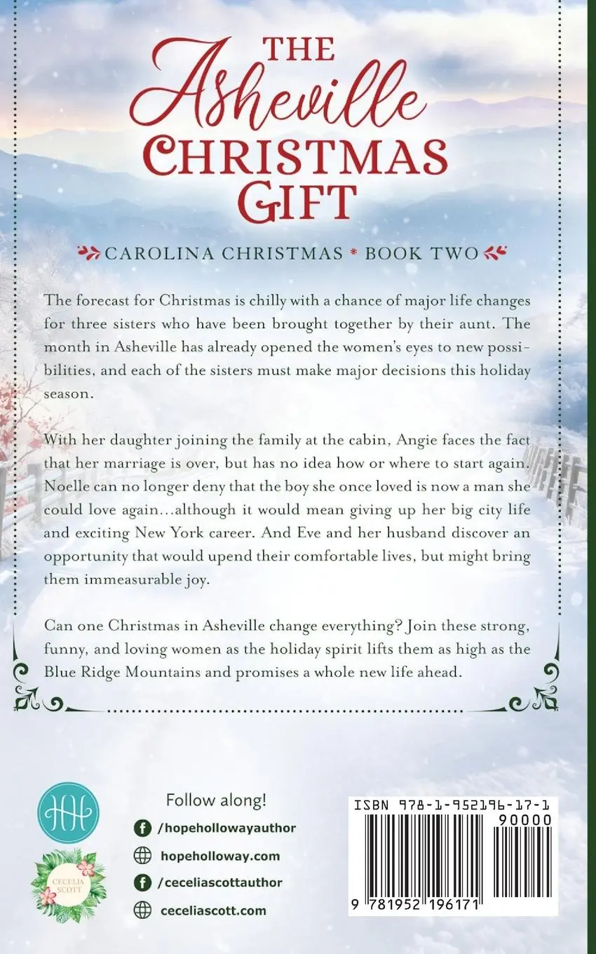 Rückseite: 9781952196171 | The Asheville Christmas Gift | Hope Holloway (u. a.) | Taschenbuch