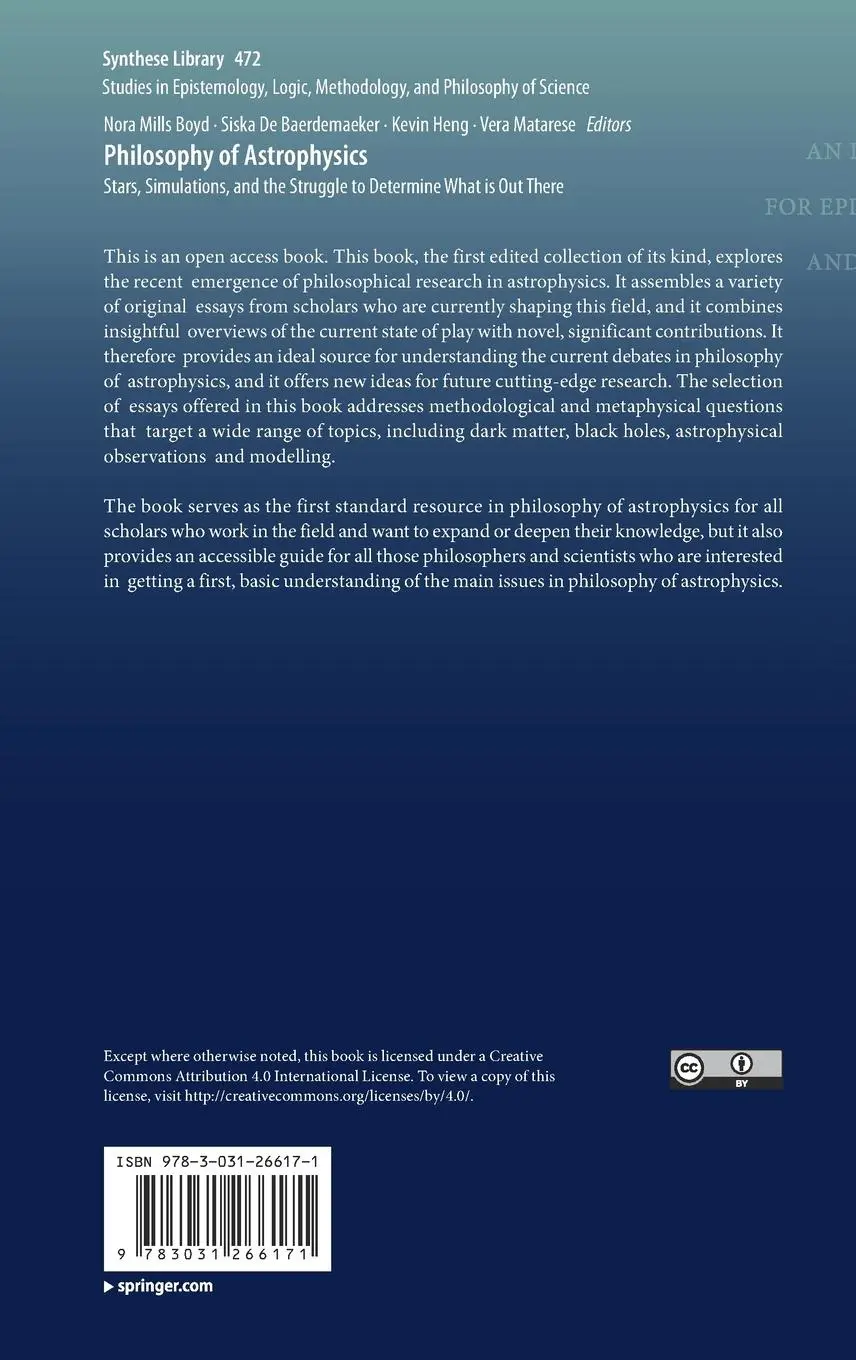 Rückseite: 9783031266171 | Philosophy of Astrophysics | Nora Mills Boyd (u. a.) | Buch | xii
