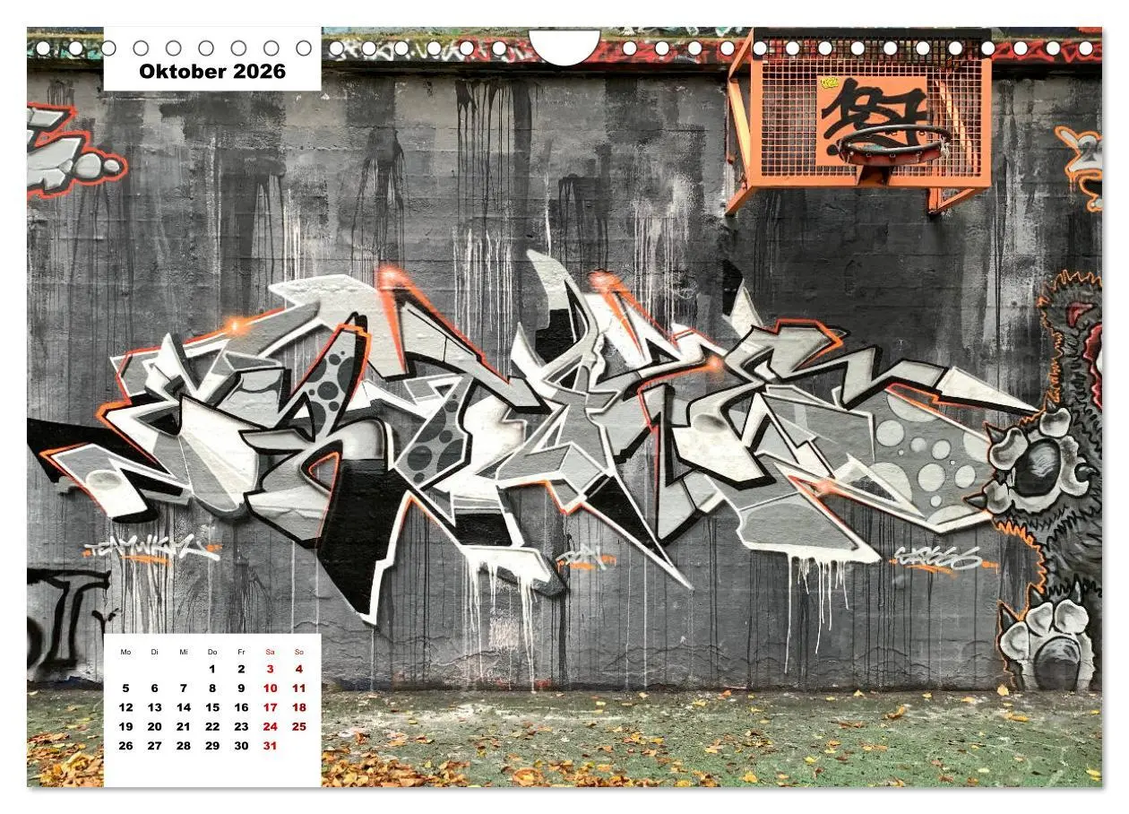 Bild: 9783457756171 | Hamburg Graffiti (Wandkalender 2026 DIN A4 quer), CALVENDO...