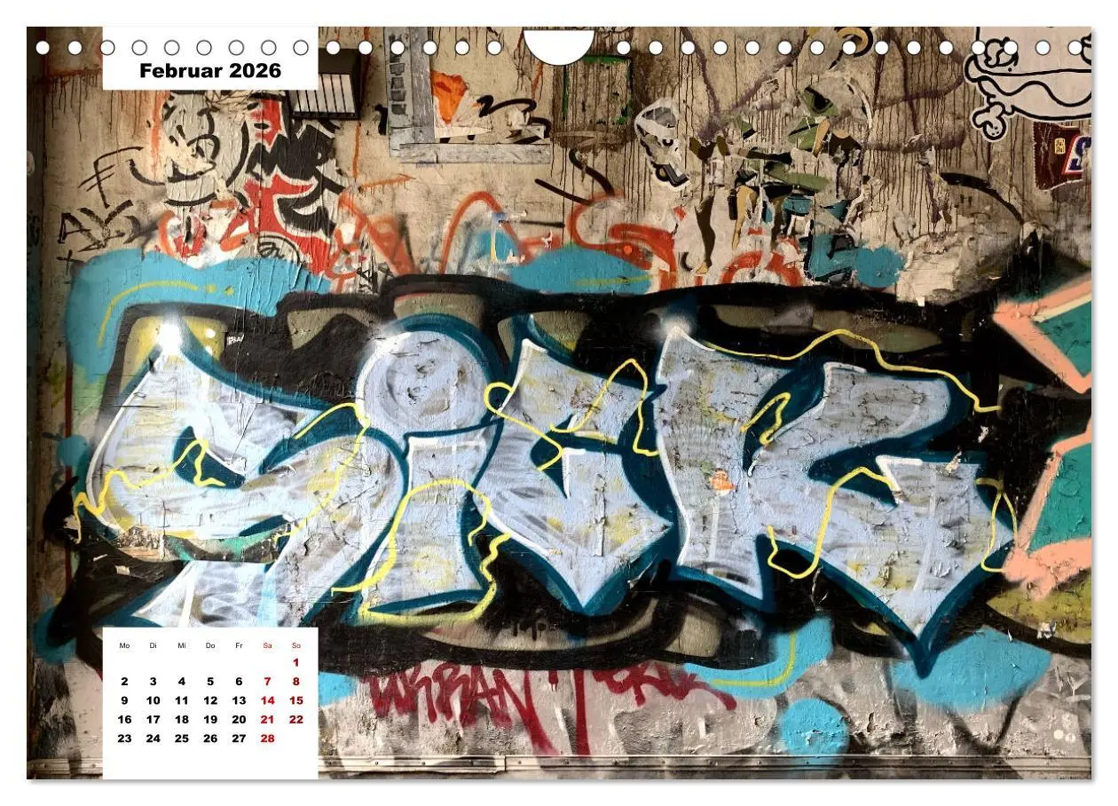 Bild: 9783457756171 | Hamburg Graffiti (Wandkalender 2026 DIN A4 quer), CALVENDO...
