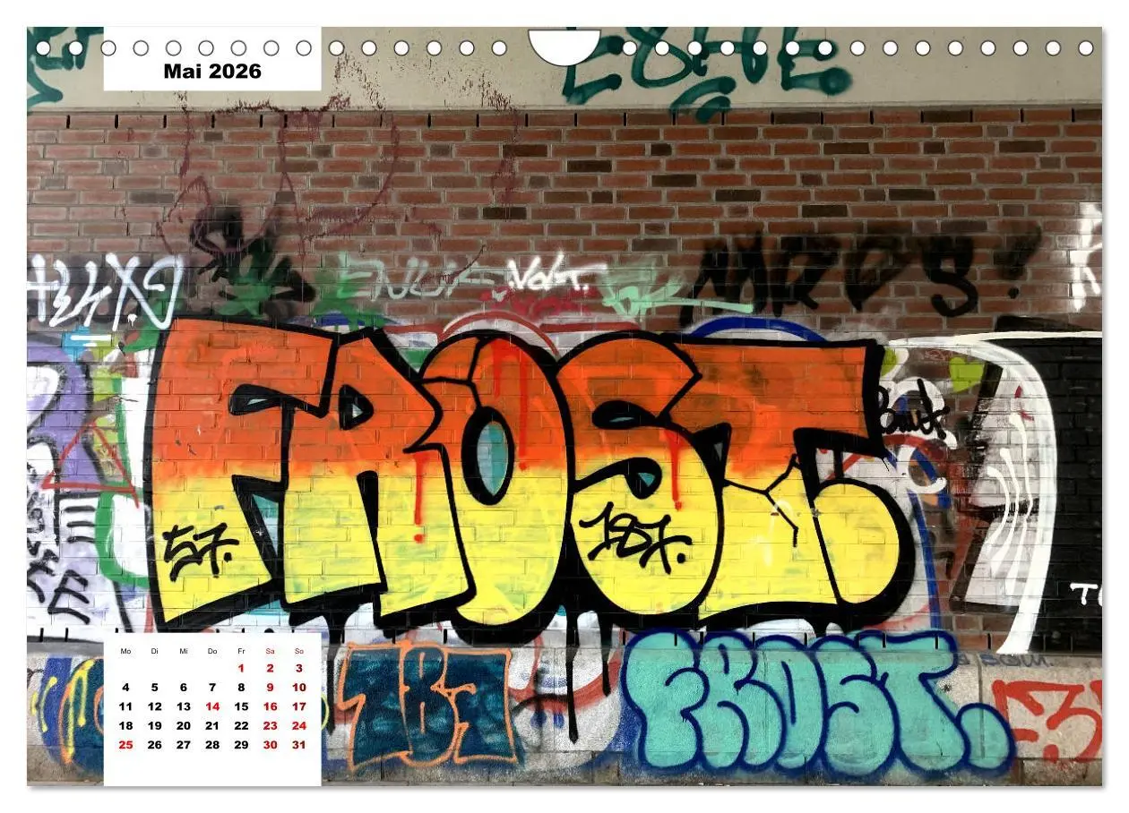Bild: 9783457756171 | Hamburg Graffiti (Wandkalender 2026 DIN A4 quer), CALVENDO...