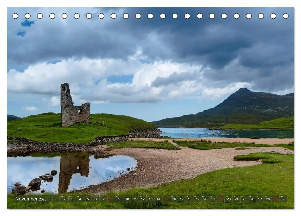 Bild: 9783516086171 | Quer durch Schottland (Tischkalender 2026 DIN A5 quer), CALVENDO...