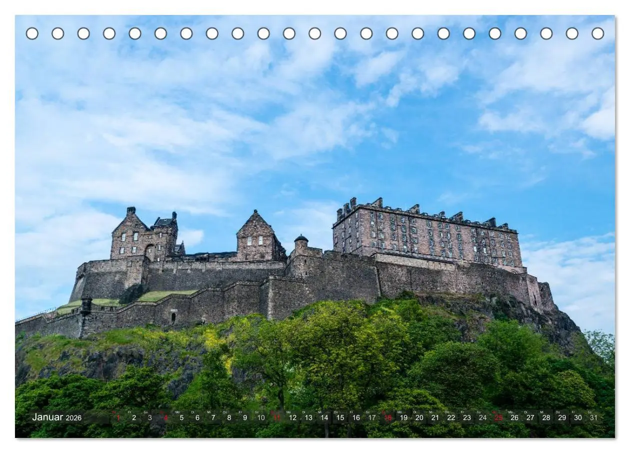 Bild: 9783516086171 | Quer durch Schottland (Tischkalender 2026 DIN A5 quer), CALVENDO...