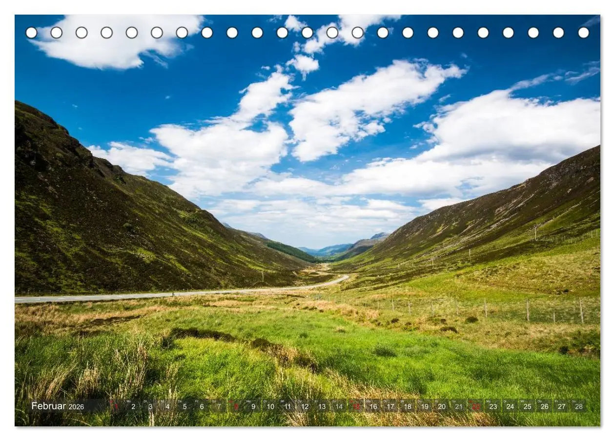 Bild: 9783516086171 | Quer durch Schottland (Tischkalender 2026 DIN A5 quer), CALVENDO...