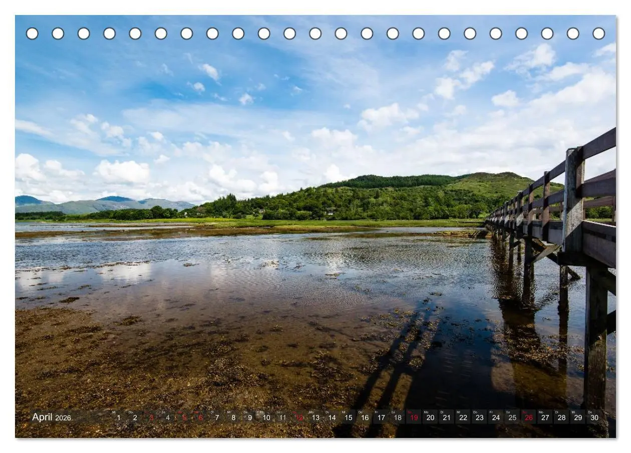 Bild: 9783516086171 | Quer durch Schottland (Tischkalender 2026 DIN A5 quer), CALVENDO...