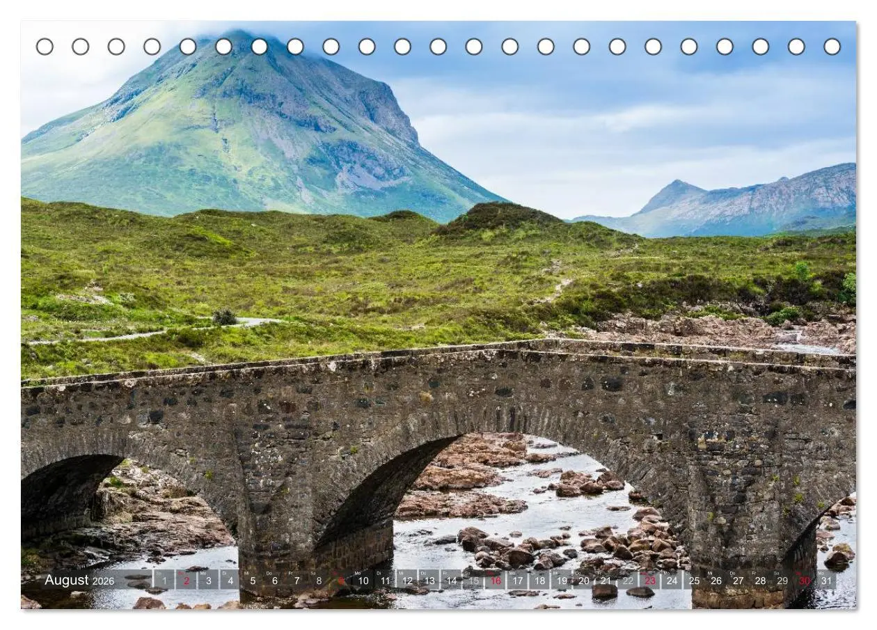 Bild: 9783516086171 | Quer durch Schottland (Tischkalender 2026 DIN A5 quer), CALVENDO...