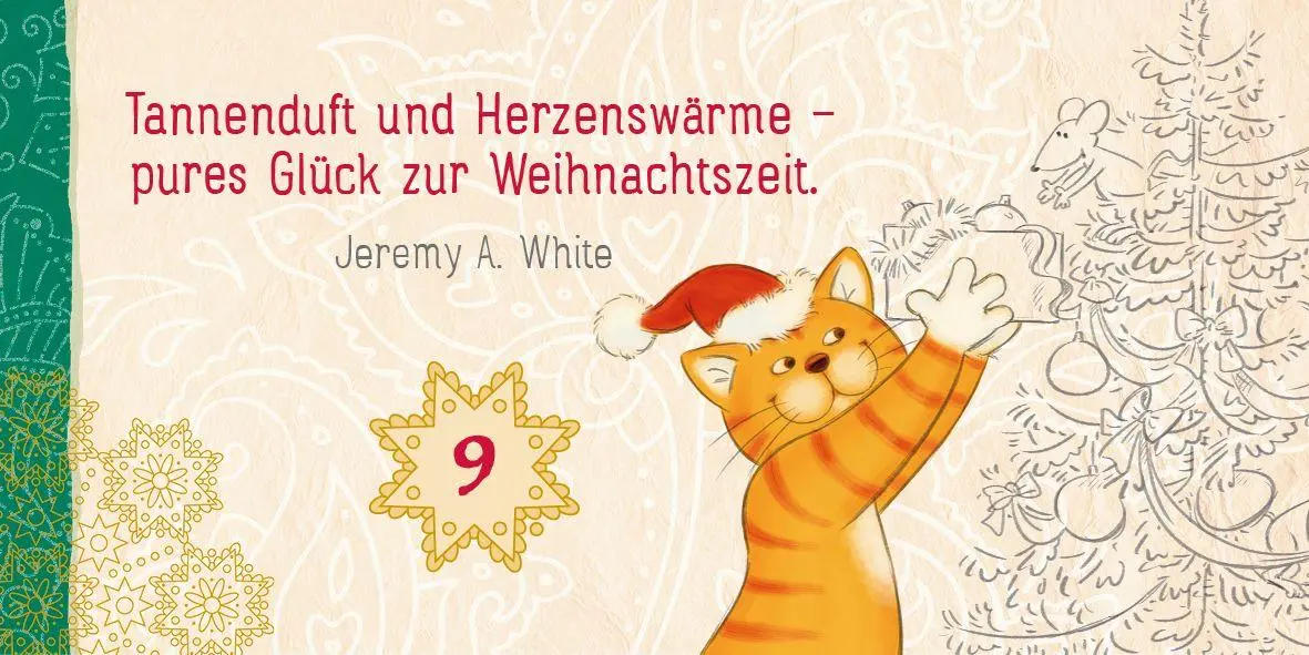 Bild: 9783629016171 | Klitzekleiner Adventskalender mit der Om-Katze | Pattloch Verlag