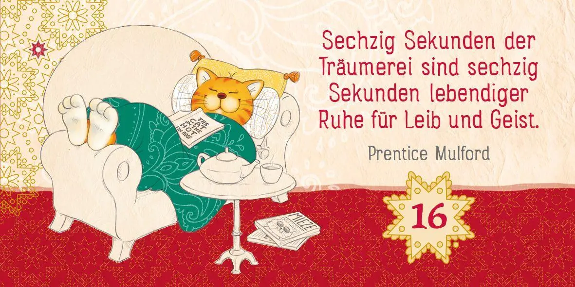 Bild: 9783629016171 | Klitzekleiner Adventskalender mit der Om-Katze | Pattloch Verlag