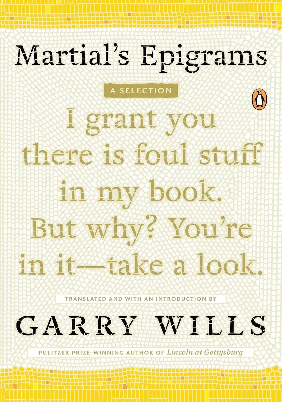 Cover: 9780143116271 | Martial's Epigrams | A Selection | Garry Wills | Taschenbuch | 2009