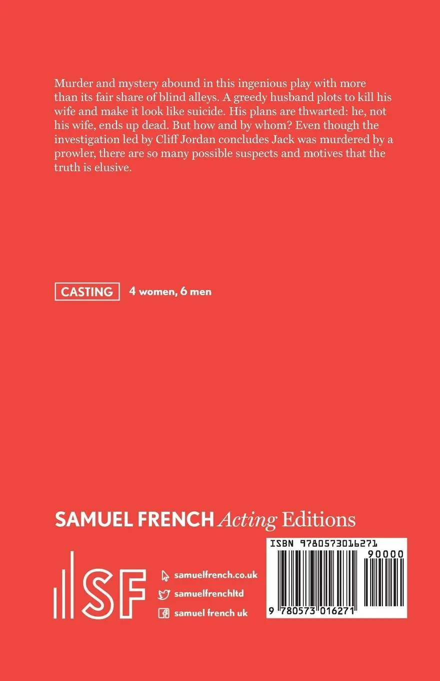 Rückseite: 9780573016271 | Deadly Nightcap | Francis Durbridge | Taschenbuch | Englisch | 2016