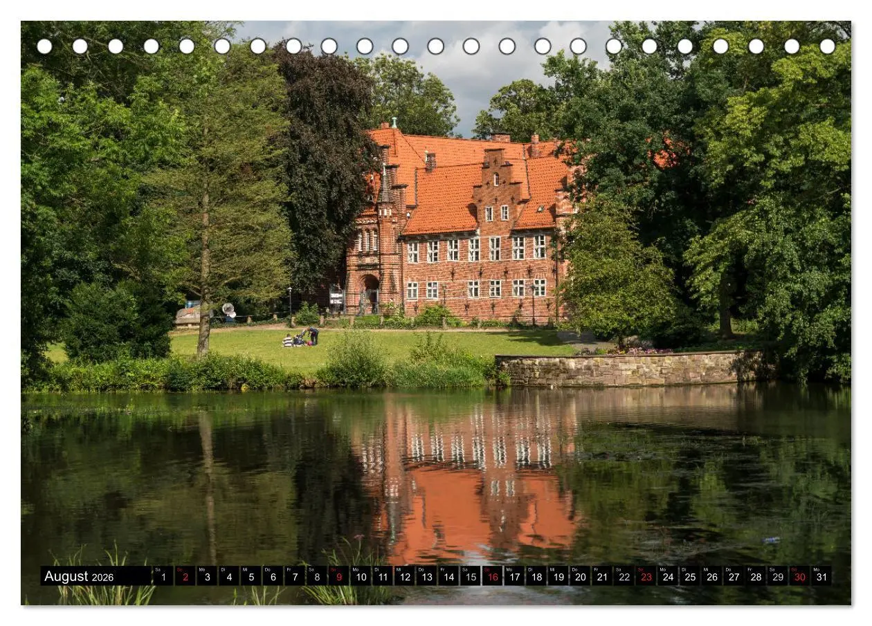 Bild: 9783516146271 | Hansestadt Hamburg (Tischkalender 2026 DIN A5 quer), CALVENDO...
