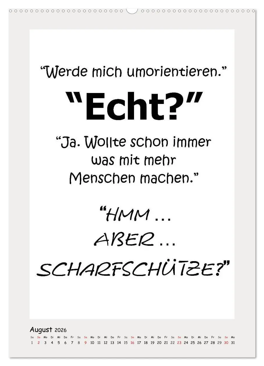 Bild: 9783516386271 | Sprüchekalender. Witziges fürs Büro (hochwertiger Premium...