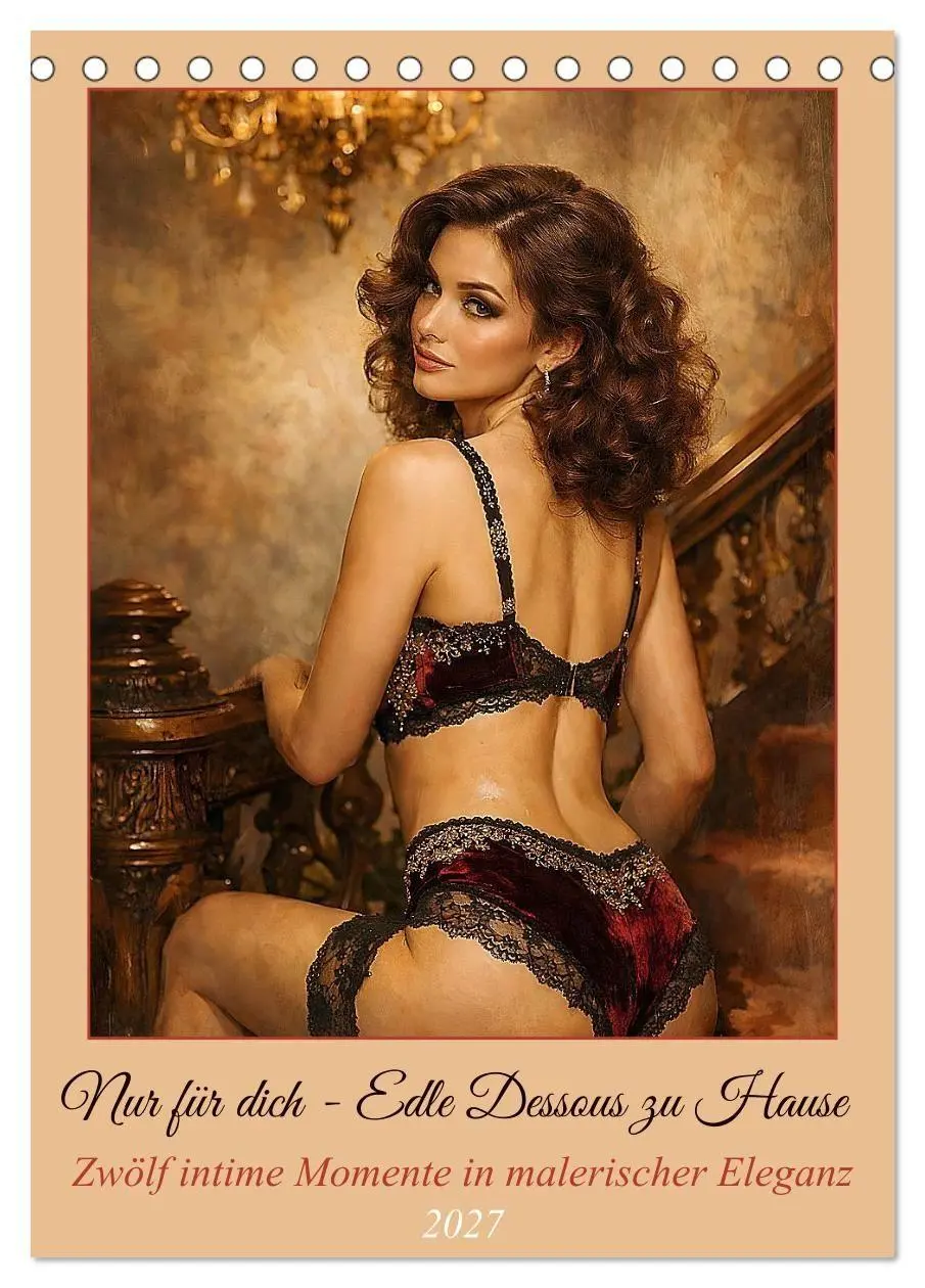 Cover: 9783516766271 | Nur für dich - Edle Dessous zu Hause (Tischkalender 2027 DIN A5...