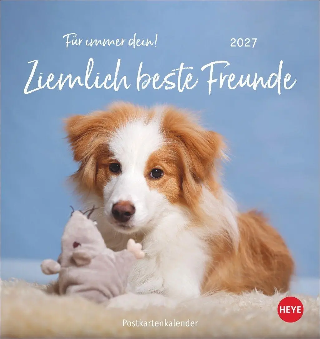 Cover: 9783756416271 | Ziemlich beste Freunde Postkartenkalender 2027 - Für immer dein | Heye