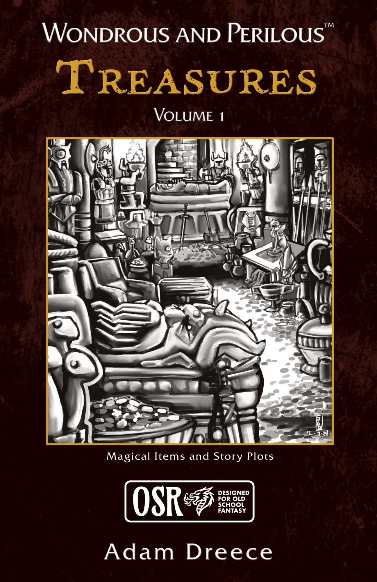 Cover: 9781988746371 | Wondrous and Perilous(TM) Treasures Volume 1, for Old School Fantasy