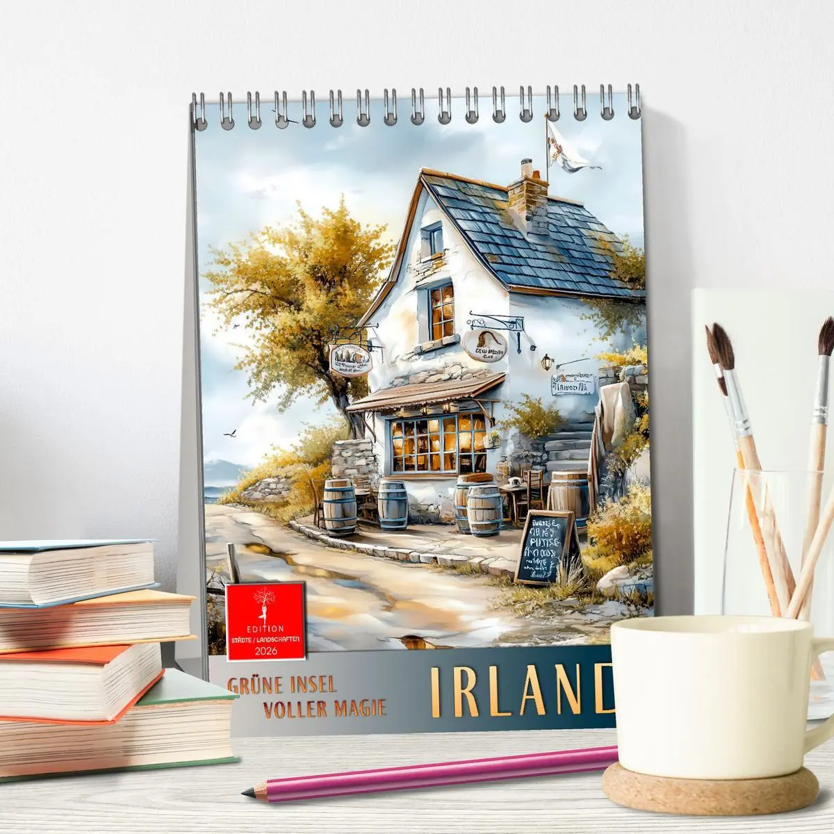 Bild: 9783457286371 | Irland - Grüne Insel voller Magie (Tischkalender 2026 DIN A5 hoch),...