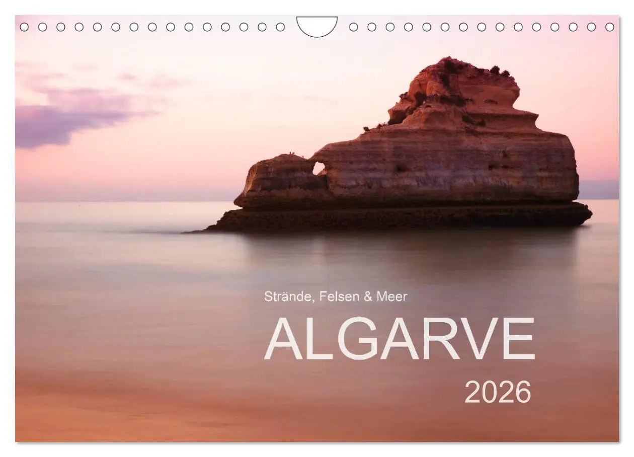 Cover: 9783516066371 | Strände, Felsen und Meer - ALGARVE 2026 (Wandkalender 2026 DIN A4...