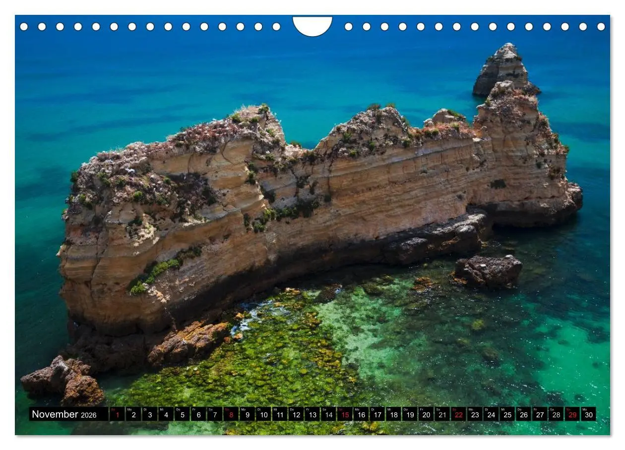 Bild: 9783516066371 | Strände, Felsen und Meer - ALGARVE 2026 (Wandkalender 2026 DIN A4...
