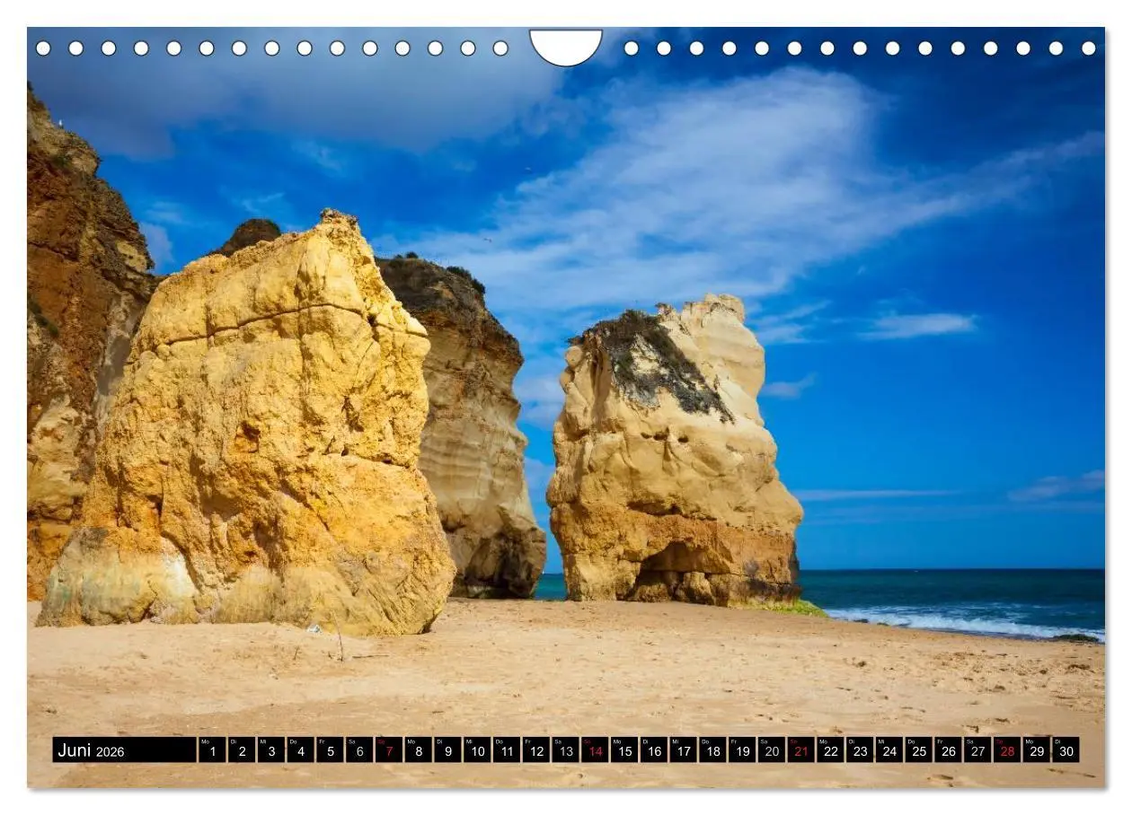Bild: 9783516066371 | Strände, Felsen und Meer - ALGARVE 2026 (Wandkalender 2026 DIN A4...