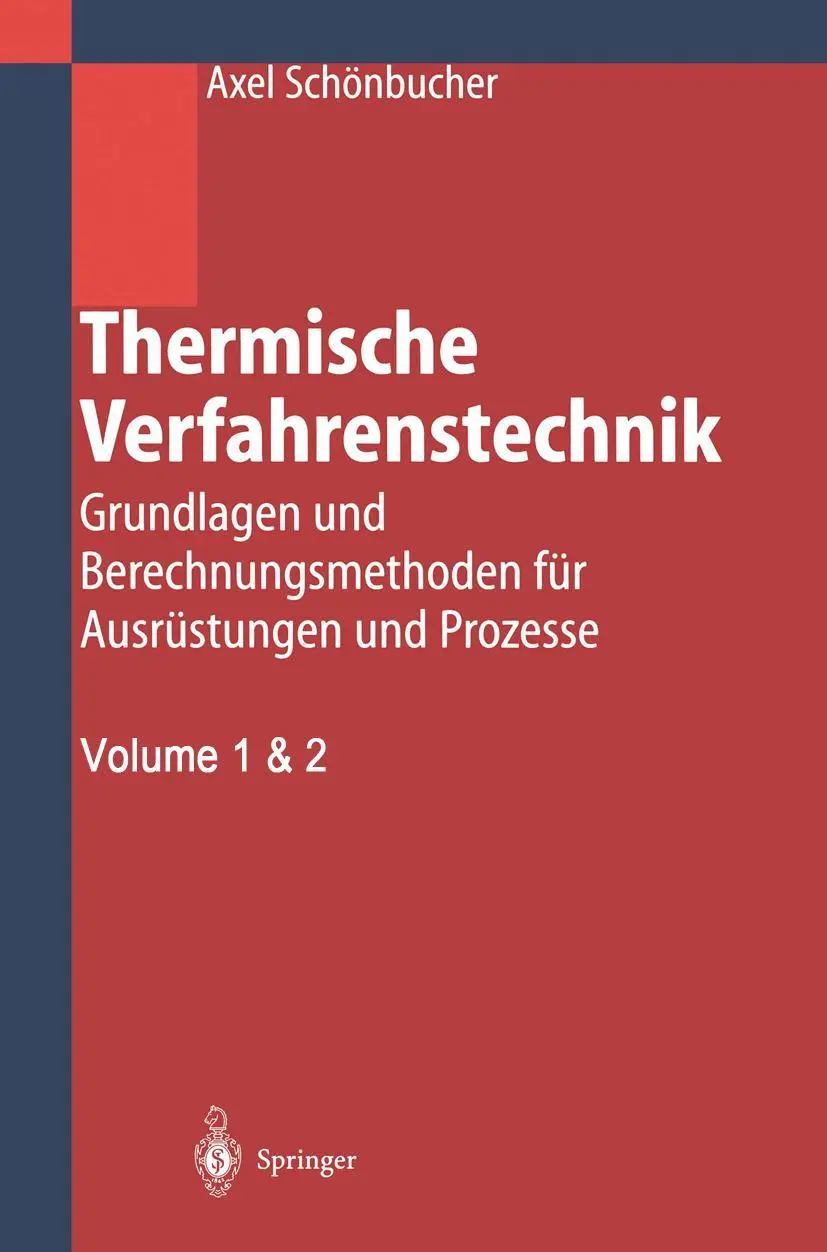 Cover: 9783642626371 | Thermische Verfahrenstechnik | Axel Schönbucher | Taschenbuch | 2012