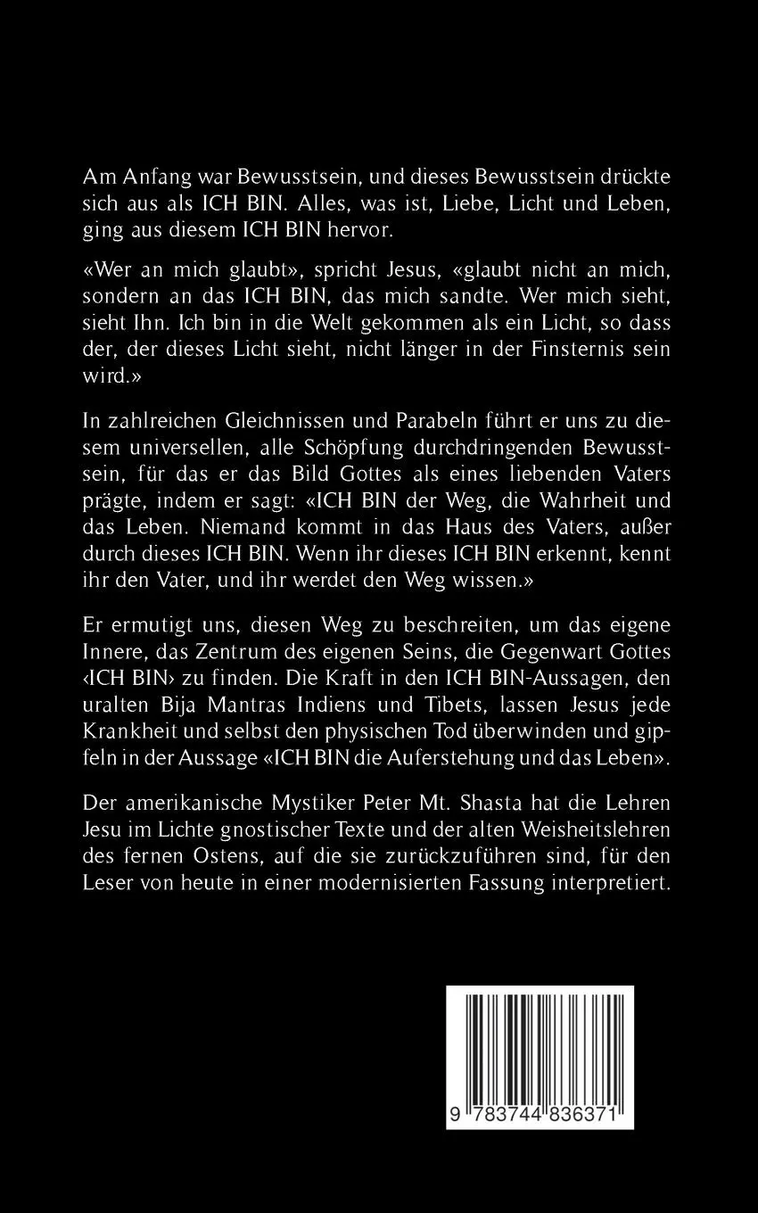 Rückseite: 9783744836371 | ICH BIN der Lebendige Christus - die Lehren von Jesus Christus | Buch