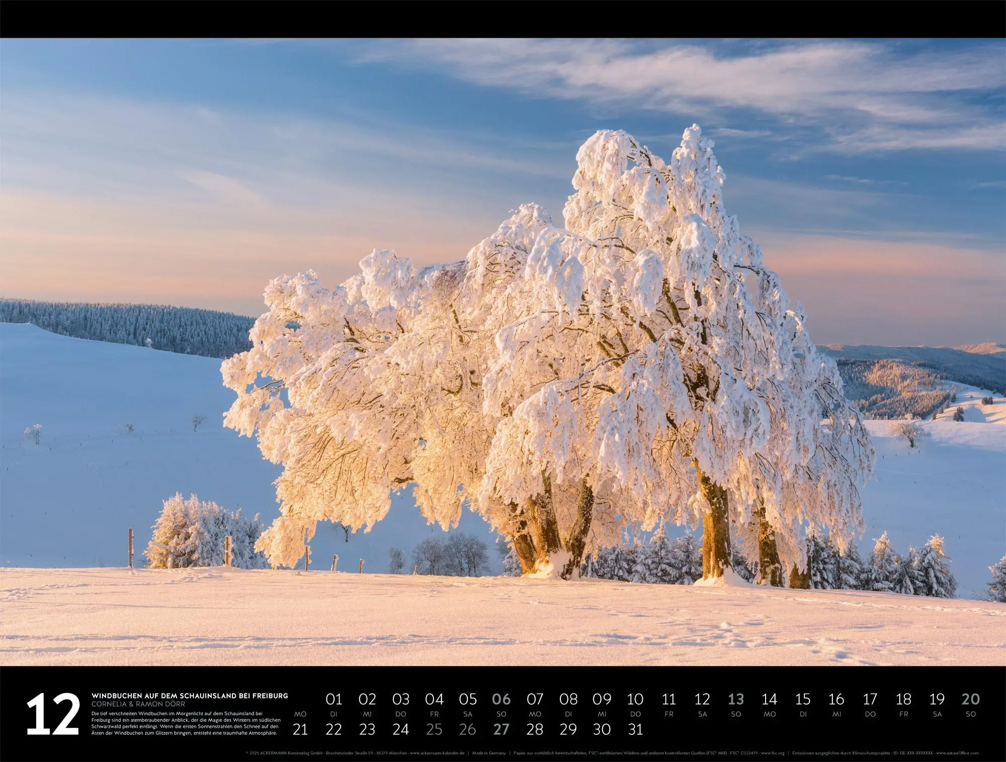 Bild: 9783838436371 | Naturparadies Deutschland Signature Kalender 2026 | Dörr | Kalender