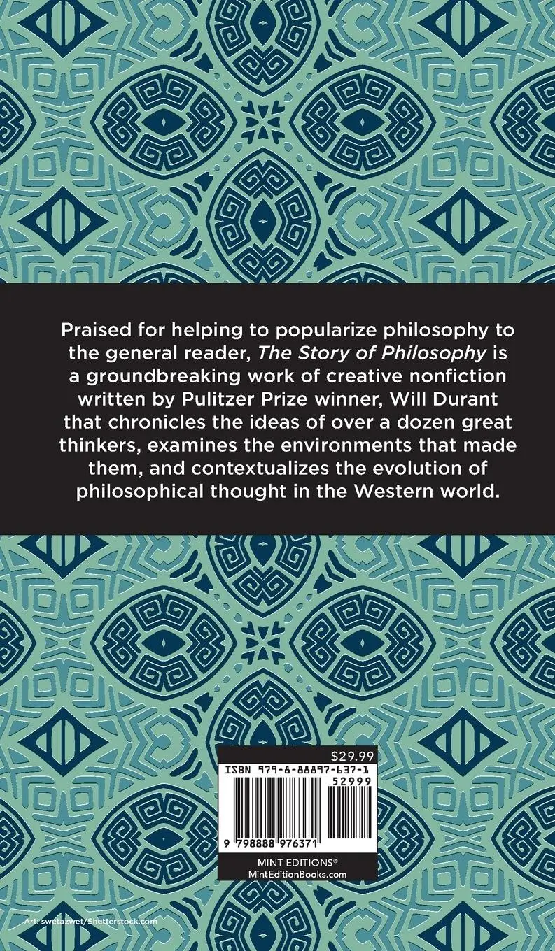 Rückseite: 9798888976371 | The Story of Philosophy | Will Durant | Buch | Englisch | 2024
