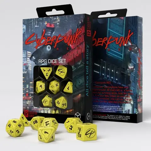 Cover: 5907699496471 | Cyberpunk Red Dice Set: Danger Zone | Q-Workshop | EAN 5907699496471