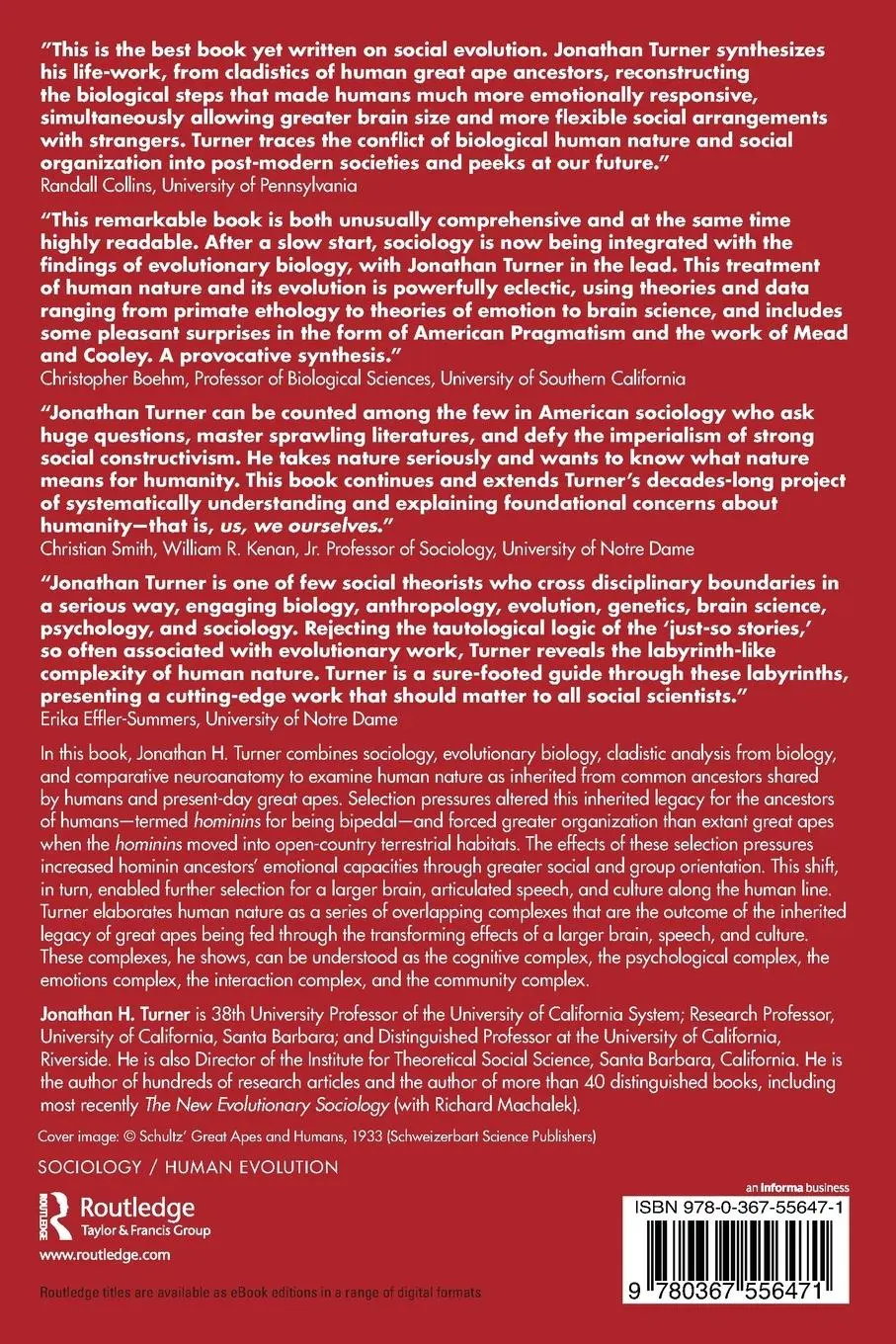 Rückseite: 9780367556471 | On Human Nature | The Biology and Sociology of What Made Us Human