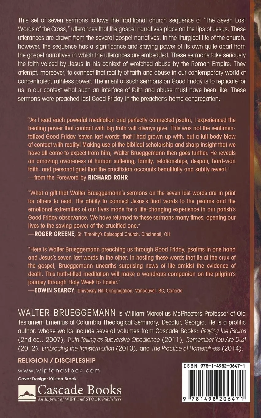 Rückseite: 9781498206471 | Into Your Hand | Walter Brueggemann | Taschenbuch | Englisch | 2014