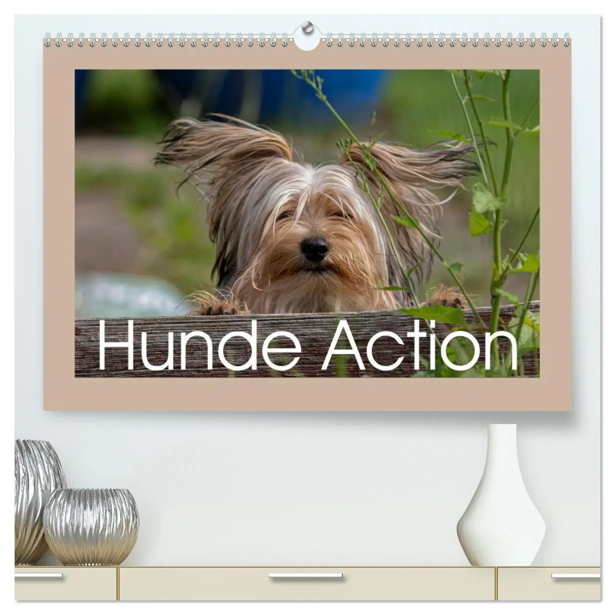 Cover: 9783457416471 | Hunde Action (hochwertiger Premium Wandkalender 2026 DIN A2 quer),...