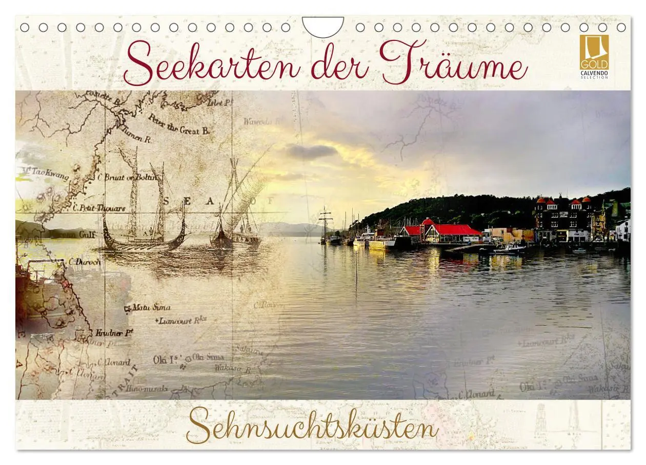 Cover: 9783457586471 | Seekarten der Träume (Wandkalender 2026 DIN A4 quer), CALVENDO...