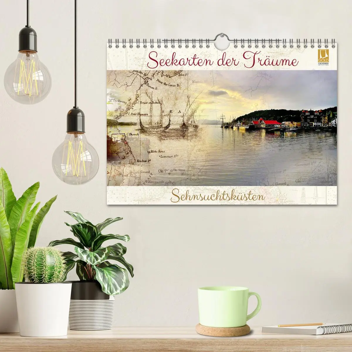 Bild: 9783457586471 | Seekarten der Träume (Wandkalender 2026 DIN A4 quer), CALVENDO...