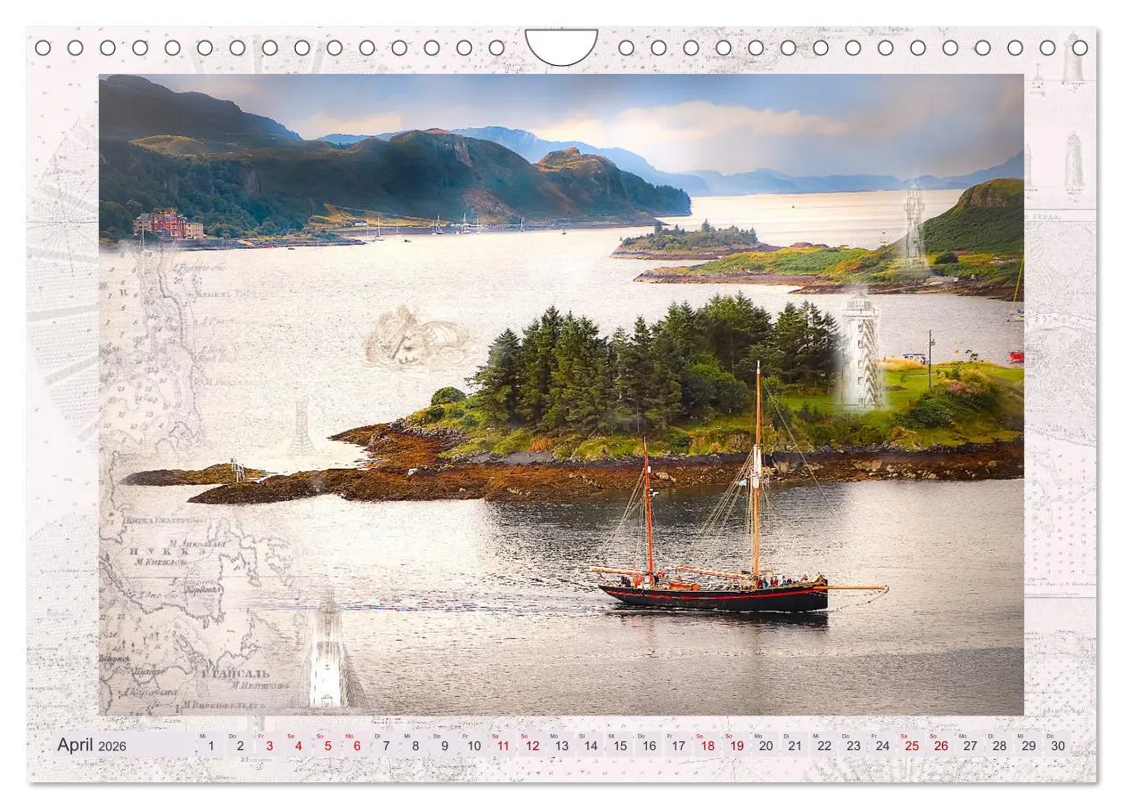 Bild: 9783457586471 | Seekarten der Träume (Wandkalender 2026 DIN A4 quer), CALVENDO...
