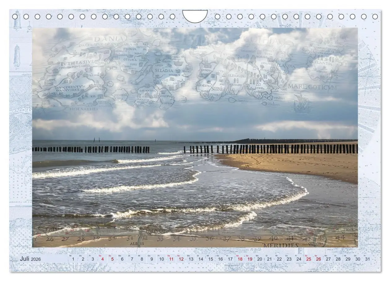 Bild: 9783457586471 | Seekarten der Träume (Wandkalender 2026 DIN A4 quer), CALVENDO...
