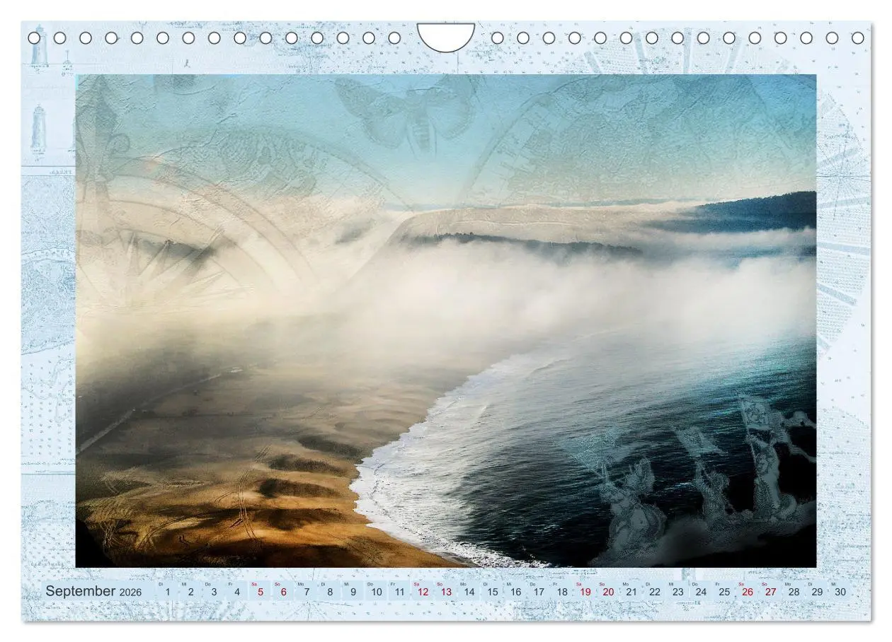 Bild: 9783457586471 | Seekarten der Träume (Wandkalender 2026 DIN A4 quer), CALVENDO...