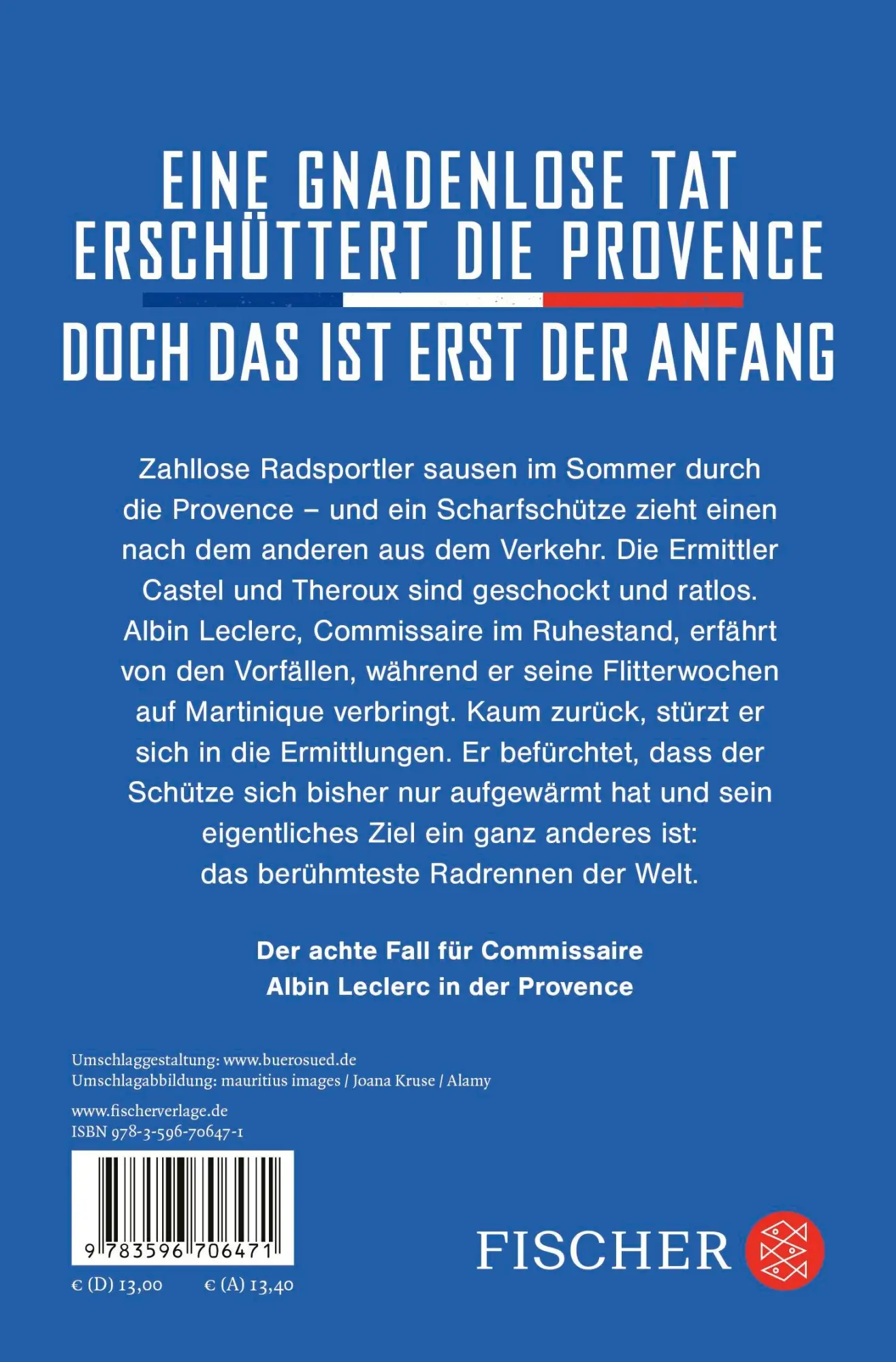Rückseite: 9783596706471 | Gnadenlose Provence | Pierre Lagrange | Taschenbuch | 384 S. | Deutsch