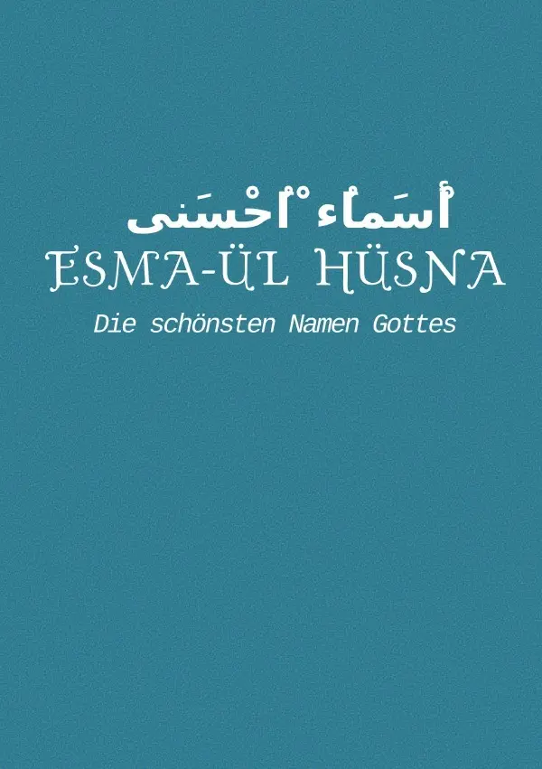Cover: 9783748576471 | Esma-ül Hüsna Die schönsten Namen Gottes | Sezer Uzunoglu | Buch
