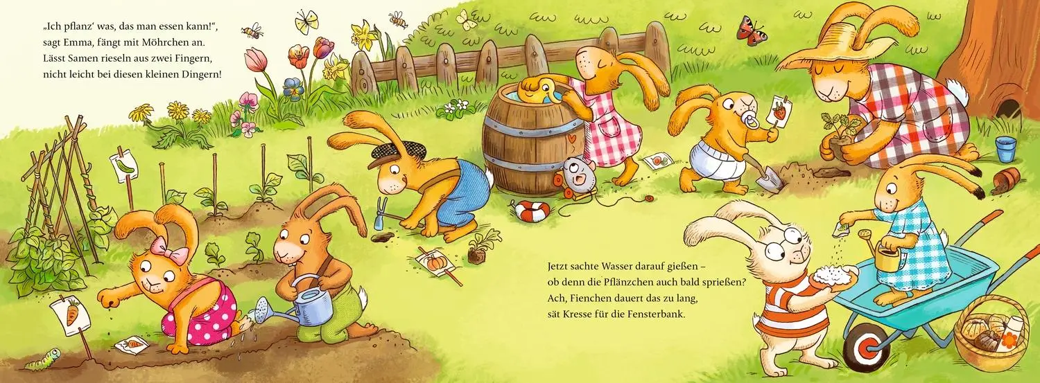 Bild: 9783751206471 | Wenn sieben kleine Gartenhasen zu Käfern und Radieschen rasen | Praml