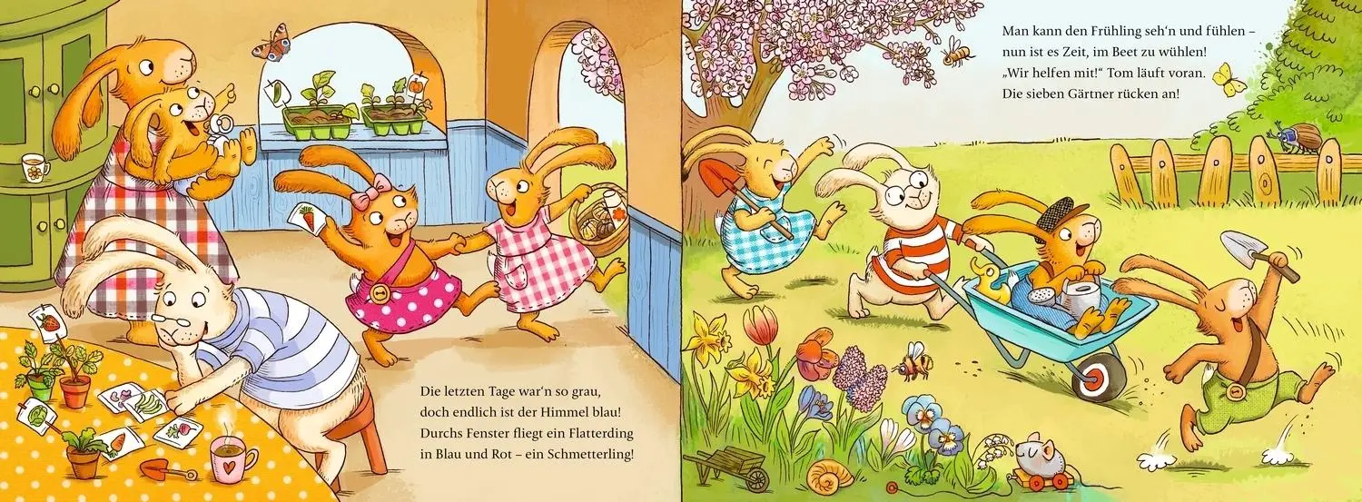 Bild: 9783751206471 | Wenn sieben kleine Gartenhasen zu Käfern und Radieschen rasen | Praml