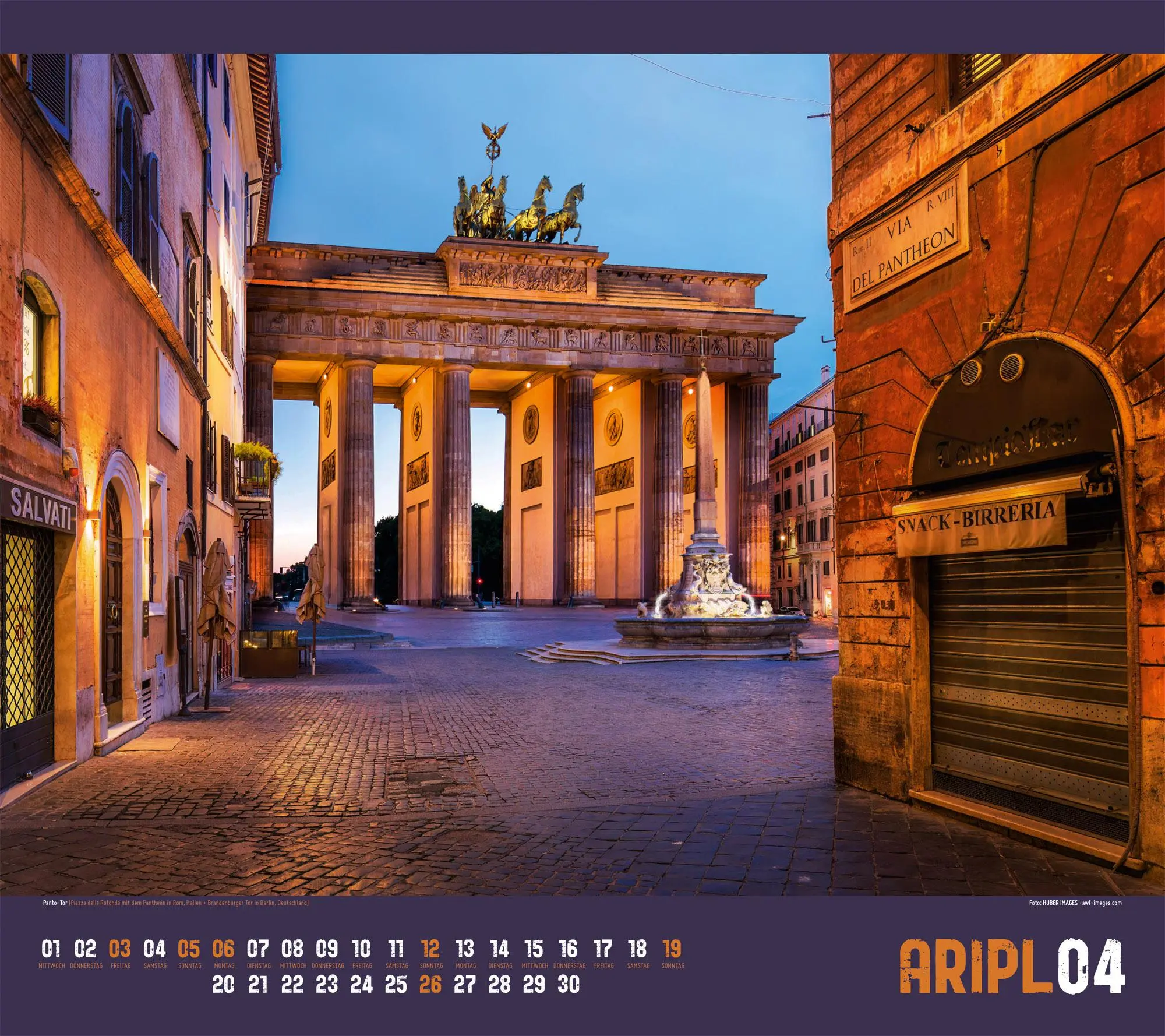 Bild: 9783838426471 | Verrückte Welt Kalender 2026 | Ackermann Kunstverlag GmbH | Kalender