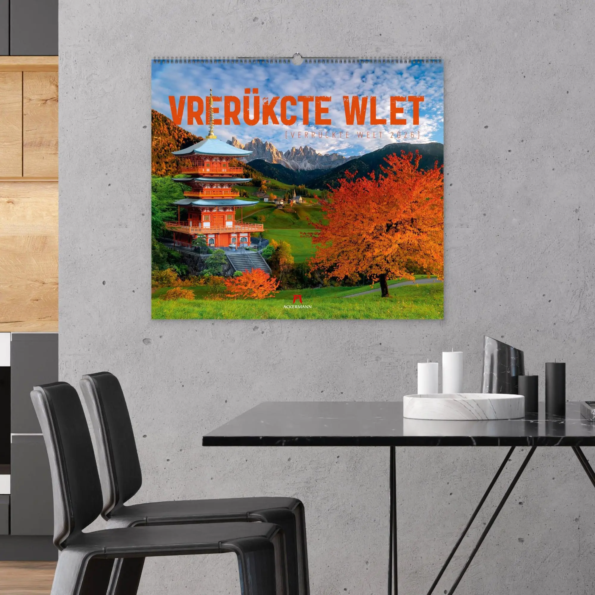 Bild: 9783838426471 | Verrückte Welt Kalender 2026 | Ackermann Kunstverlag GmbH | Kalender