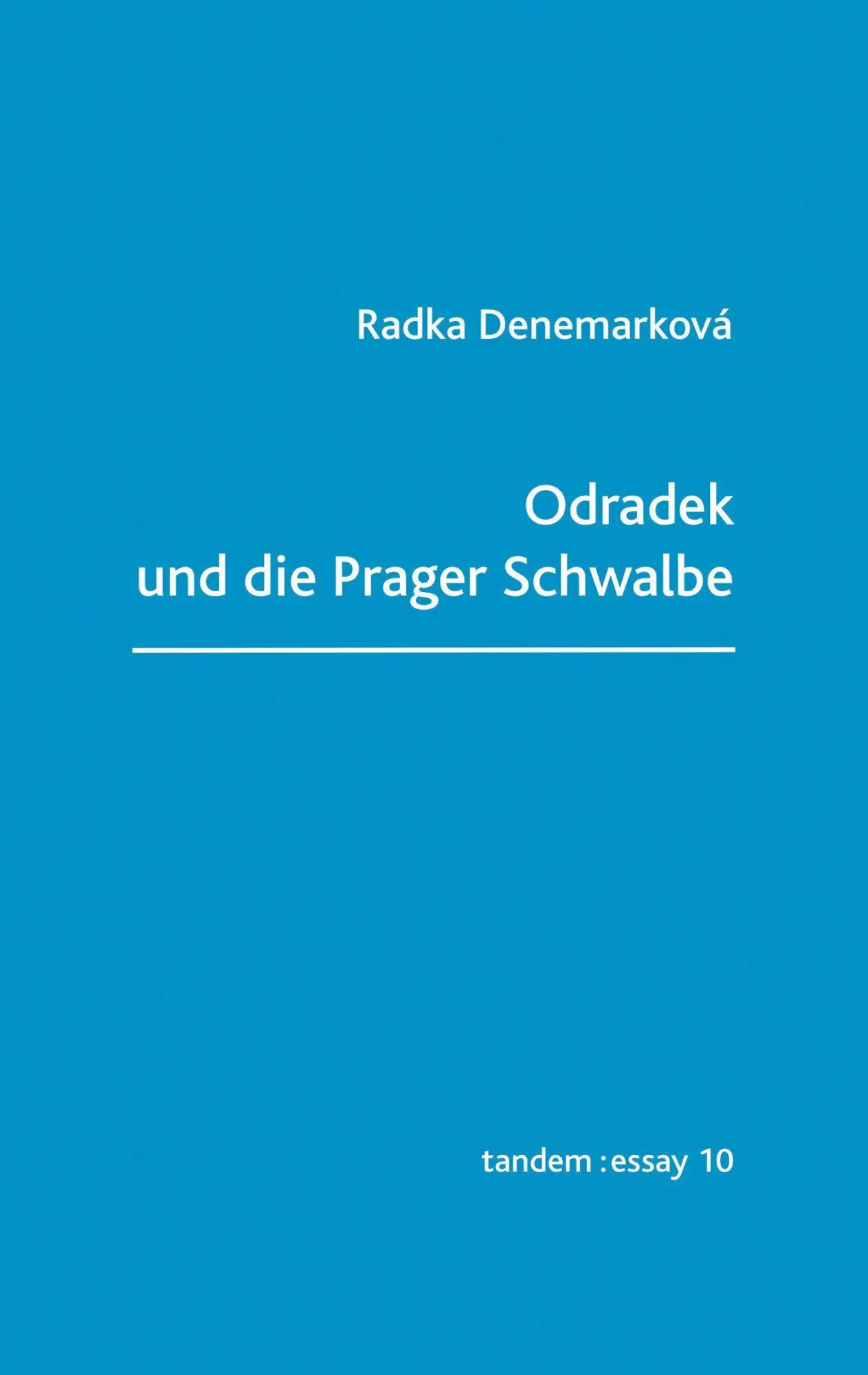 Cover: 9783903516571 | Odradek und die Prager Schwalbe | Radka Denemarková | Buch | 134 S.