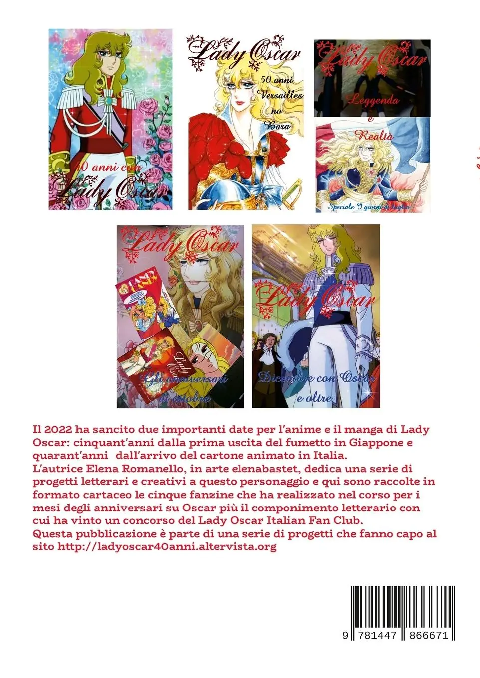 Rückseite: 9781447866671 | Un anno con Lady Oscar | Elena Romanello | Taschenbuch | Italienisch